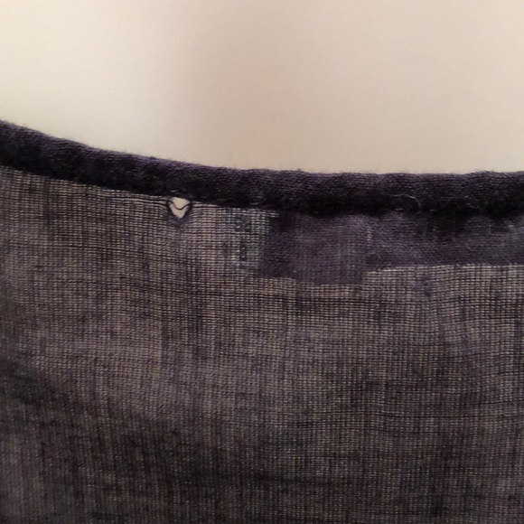 SEE BY CHLOE 💯% silk navy blue sheer swim coverup - Picture 5 of 8